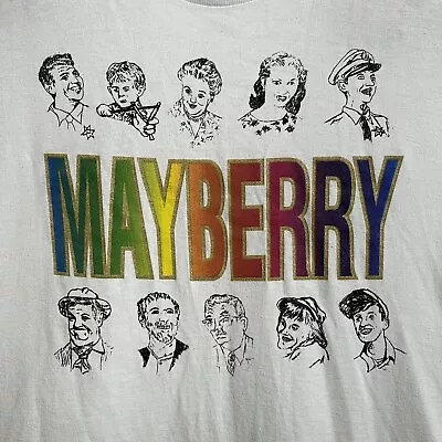 Mayberry Rfd Adult Unisex Crew Neck Graphic T-shirt Size XL Giant Front Print  • $6.49