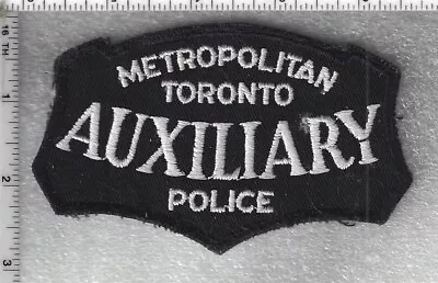 Metropolitan Toronto Auxiliary Police (Ontario Canada) Uniform Take-Off Patch • $29.95