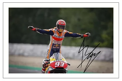 Marc Marquez Signed Autograph Photo Print Moto Gp • £3.79