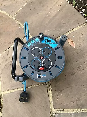 MASTERPLUG AT WORk ProXT Cable Reel 25M 4 Gang • £18