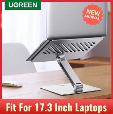 $28.95 • Buy Ugreen Laptop Portable Foldable Stand Ergonomic Desk Table Adjustable Aluminium
