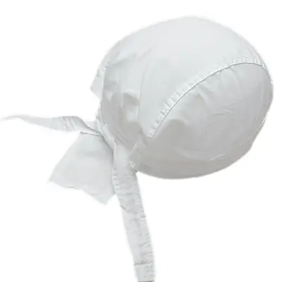 $6.99 • Buy WHITE Cotton SKULL CAP Du Rag Head Wrap Liner Hat Motorcycle Biker Doo Bandana