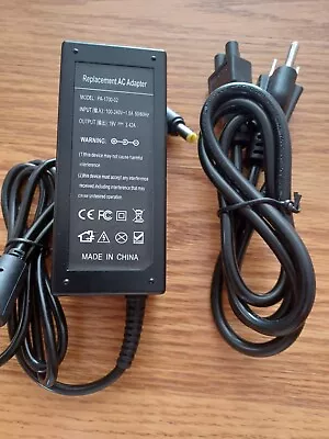 AC Adapter Charger Power Cord Fr Gateway Liteon PA-1650-01 PA-1650-02 PA-1700-02 • $15.99