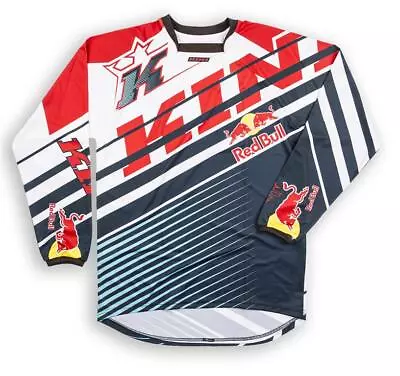 Kini Red Bull Vintage MX Riding Shirt - Red/Blue • $31.57