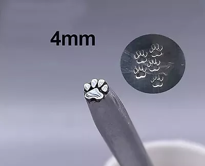 Custom Steel Stamp Cat Paw Micro Craftsmanship For Jewelry Making Gold Silver • $39.95