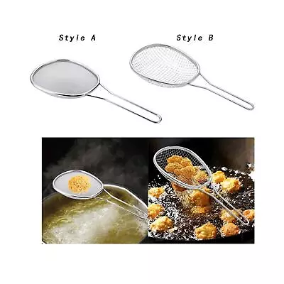 Cocktail Strainer Stainless Steel Mesh Kitchen Strainer Food Strainer For Food • £9.56