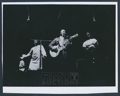 1967 Muddy Waters World Famous Blues Musician  Performing On Stage  Photo • $49.95