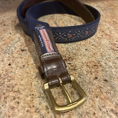 Vineyard Vines Belt 32 Lacrosse Sticks • $15