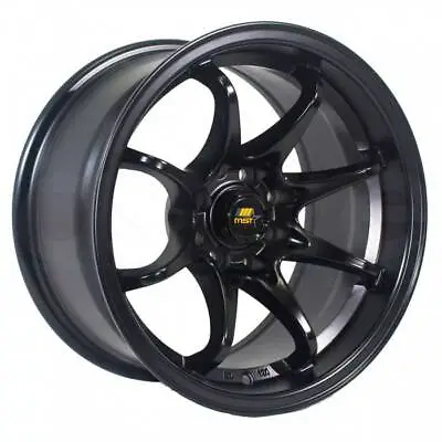 4-New 15  MST MT04 Wheels 15x7 4x100 35 Black Rims 73.1 • $458.10