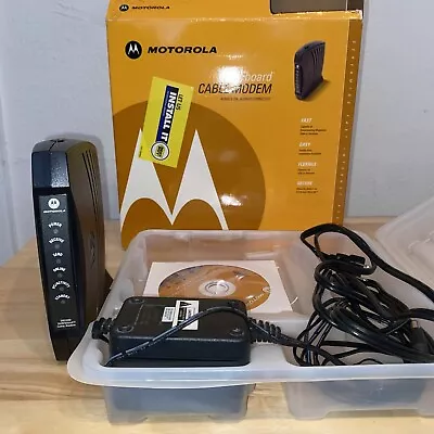 Motorola SURFboard SB5100 Cable Modem With Box • $11