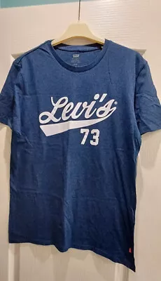 Levi's Blue Mens T-shirt Top - M • £8.50