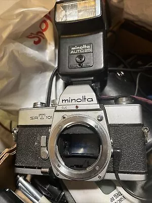 Minolta SRT-101 Vintage Film Camera With Minolta Auto 25 (read Description) • $28