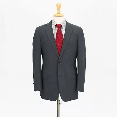 $74.99 • Buy Brooks Brothers 40R Gray Sport Coat Blazer Jacket Solid 2B Wool