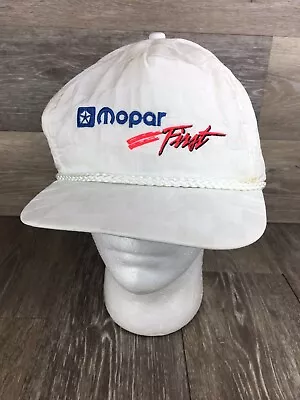 Mopar First Imperial Headwear Adjustable Hat / Cap White Vintage • $20.99