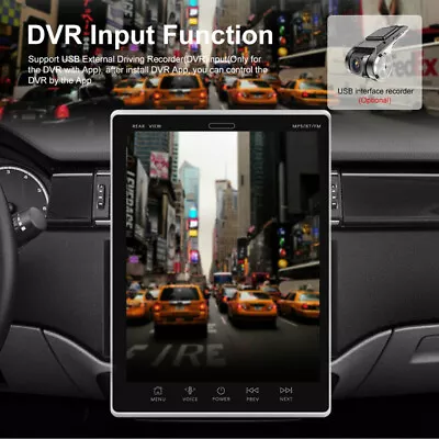 9.5  Android 10.1 Double 2Din Car Stereo Radio GPS WiFi FM Touch Screen W/Camera • $152.28