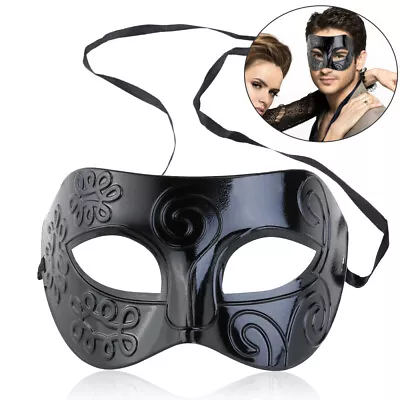  Black Costume Masquerade Mask Hallowen Masks Masquarade Make Up • £6.58