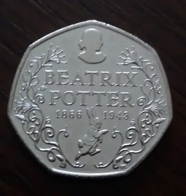 Beatrix Potter 50 Pence 2016- UNCIRCULATED. • £1.75