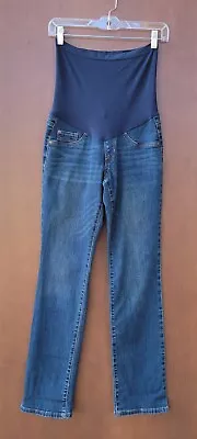 Women's ~Indigo Blue~ Maternity Medium Wash Jeans Size Small EXCELLENT CONDITION • $15.99