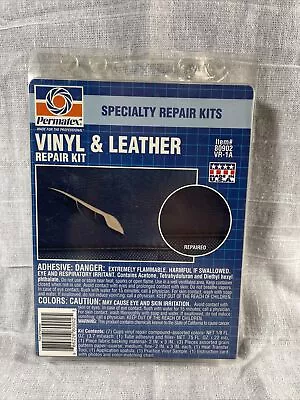 Permatex 80902 Leather And Vinyl Repair Kit New Sealed Clamshell • $8.99