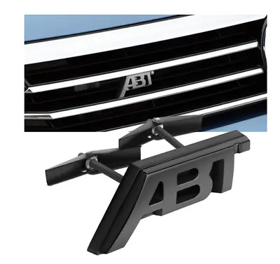 ABT Black Logo Hood Front Bonnet Badge Emblem Grill Decal RS3 RS4 RS5 RS6 RS7 • £38.39