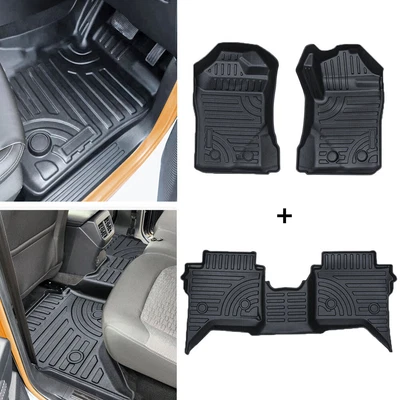 $160 • Buy 3D TPE Car Floor Mats Fit For 2022 2023+ Ford Ranger Next Gen Black Complete Set