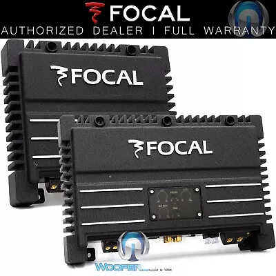 Pkg FOCAL SOLID-1 + SOLID-2 = 3-CHANNEL 700 WATT AMPLIFIER PACKAGE BLACK CAR AMP • $369.99