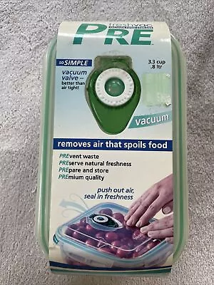 $4.47 • Buy Freshvac Vacuum Food Storage PRE Push Air Out Vacuum Valve 3.3 Cup, .8 Liter