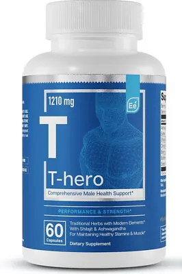 Essential Elements T-Hero Male Health Supplement Brand Expiry  11/2025 • $39.95