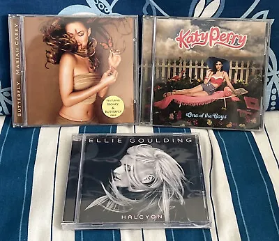 MARIAH CAREY KATY PERRY ELLIE GOULDING Butterfly One Of The Boys Halcyon CDs • $5.99