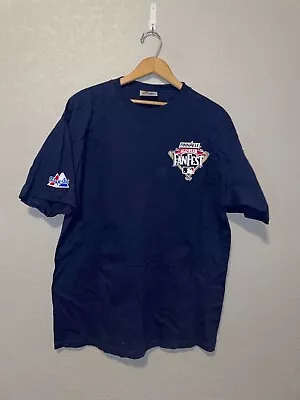 1999 All Star FanFest Fan Fest Blue MLB Baseball 90s Shirt All-Star Game VTG XL • $30