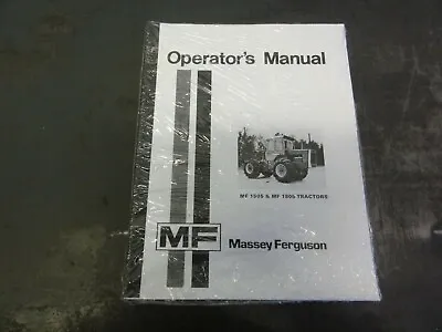 Massey Ferguson MF1505 & MF1805 Tractors Operator's Manual • $25
