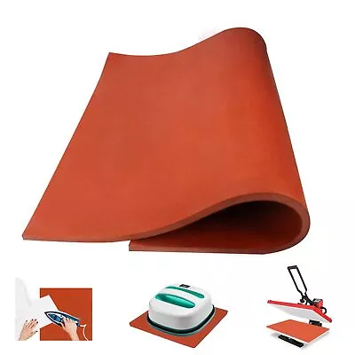 10x12 Inch Silicone Heat Press Mat Pad 0.3 Inch Thickest Sublimation Silicone... • $31.69