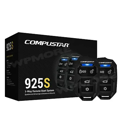 Compustar CS925-S 1-Way 1500-FT Range Remote Start Keyless Entry System CS920-S • $69.98