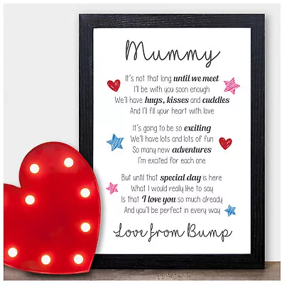 Personalised Birthday Mummy Daddy To Be Gifts From Bump Baby Shower Gifts Bump • £4.95