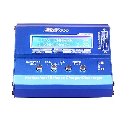DC11-18V 60W FPV B6 Mini Professional Balance Charger/Discharger For RC Battery • $43.78