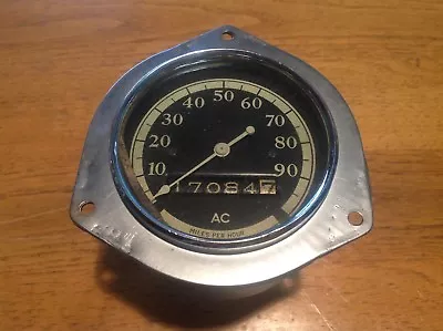 LQQK! 1934 ? OLDSMOBILE 6 & 8 Speedometer ODOMETER Vintage AC Spark Plug Co      • $109.95