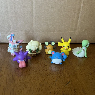 $35 • Buy Lot Of 7 Pokemon T-Arts Figures Pikachu Sylveon Etc.