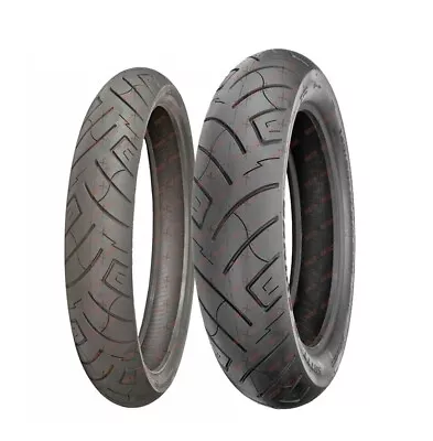 Shinko Motorcycle Tires 100/90-19 Front 130/90-16 Rear Set SR777 Street SR 777 • $228.72