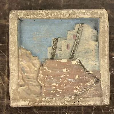 Muresque Vintage Scenic Adobe Tile California • $195