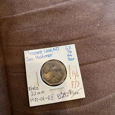 Token Pleasant Lake North Dakota R-6 • £40.17