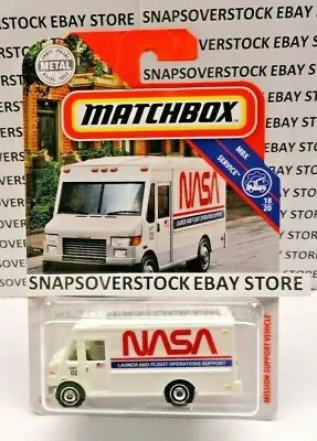 2019 Matchbox  Nasa  Mission Support Vehicle Mbx #88 See Card Cond Vhtf • $9.95