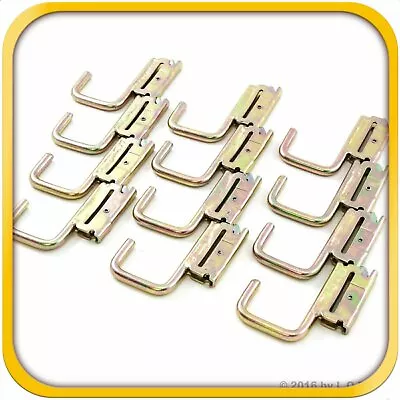 12 E Track Square J Hook System Trailer Flatbed Jacket Motorcycle Helmet Rack • $53.35