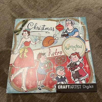 £4.99 • Buy CraftArtist Digikit    Christmas Retro    Cd-Rom  *Pre-owned Excellent* Serif