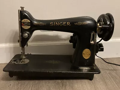 Vintage 1947 Singer Sewing Machine Model AG967933 66-16 Made In NJ For Parts • $49.99