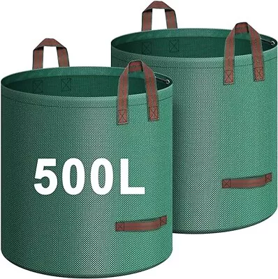 Garden Waste Bags 500L X 2 Heavy Duty Garden Bags Reusable Garden Sacks 500L • £30