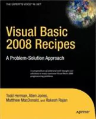 Visual Basic 2008 Recipes: A Problem-Solution Approach • $4.99