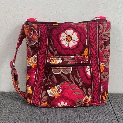 Vera Bradley Crossbody Bag Womens Medium Multicolor Floral Retired Carnaby Purse • $19.99