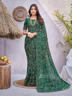 Bollywood Ethnic Indian Pakistani Fancy Blouse Party Wear Wedding Saree Sari • £17.63