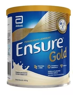 4 X Abbott Ensure Gold Complete Nutrition Milk Powder Vanilla Flavor 400g-DHL • $156.90