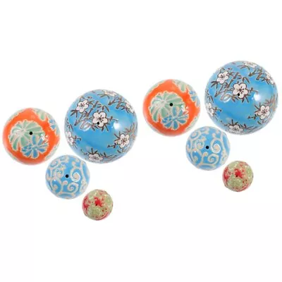  8 Pcs Decor For Coffee Table Home Decorations Floating Ceramic Ball Aquarium • £31.79